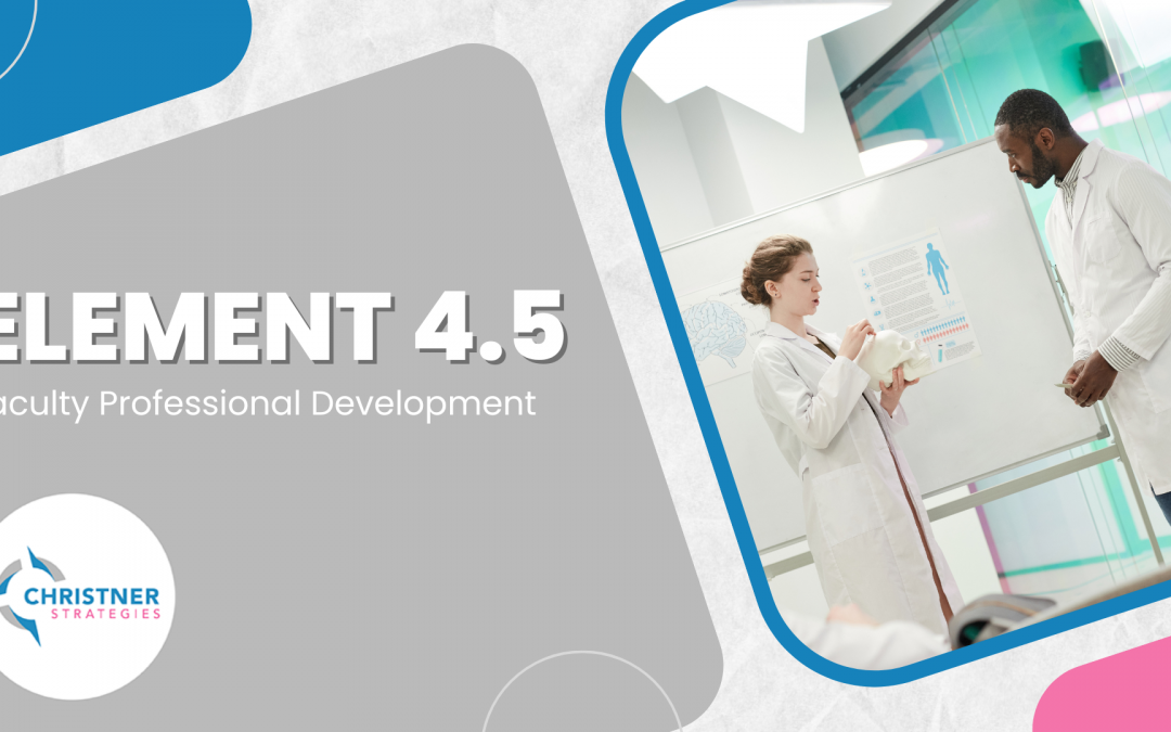Element 4.5: Faculty Professional Development