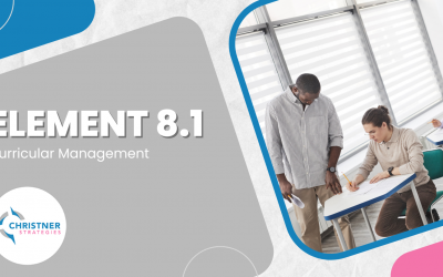 Element 8.1: Curricular Management